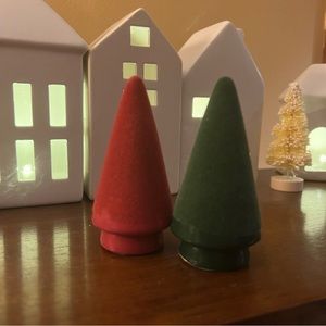 2 TARGET 🎯 Bullseye’s Playground Mini Velvet Ceramic Trees